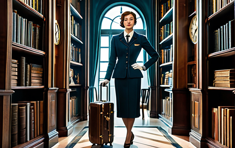 **
"Vertin, the Timekeeper, standing confidently in an Art Deco-inspired study, fully clothed in professional attire, safe for work, appropriate content, perfect anatomy, natural proportions, holding a stylized suitcase, surrounded by bookshelves and antique clocks, a subtle magical glow emanating from her hands, professional, high quality."
**