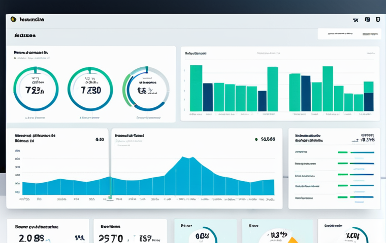 리버스 1999 공식 사이트 트래픽 - Website Analytics Dashboard**
"A clean, modern dashboard displaying website analytics for a game ca...