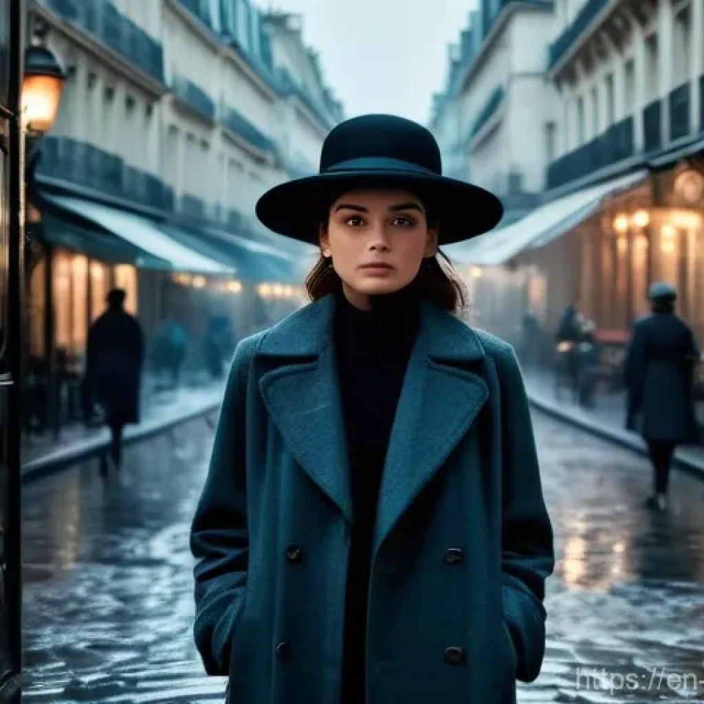 리버스 1999 스토리 요약 - **The Whispers of a Rewound Era**
"A wide shot capturing a melancholic, slightly ethereal Parisi...