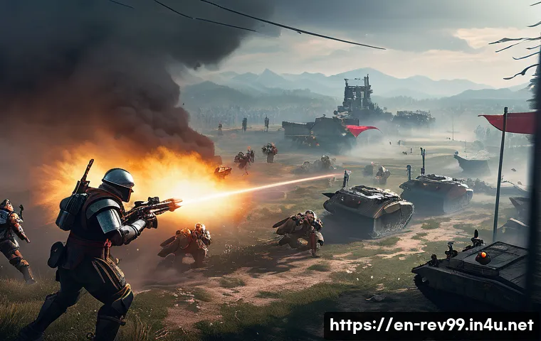 리버스 1999 업데이트 후 플레이 가이드 - A dynamic fantasy battle scene featuring diverse characters utilizing synergistic abilities on a det...