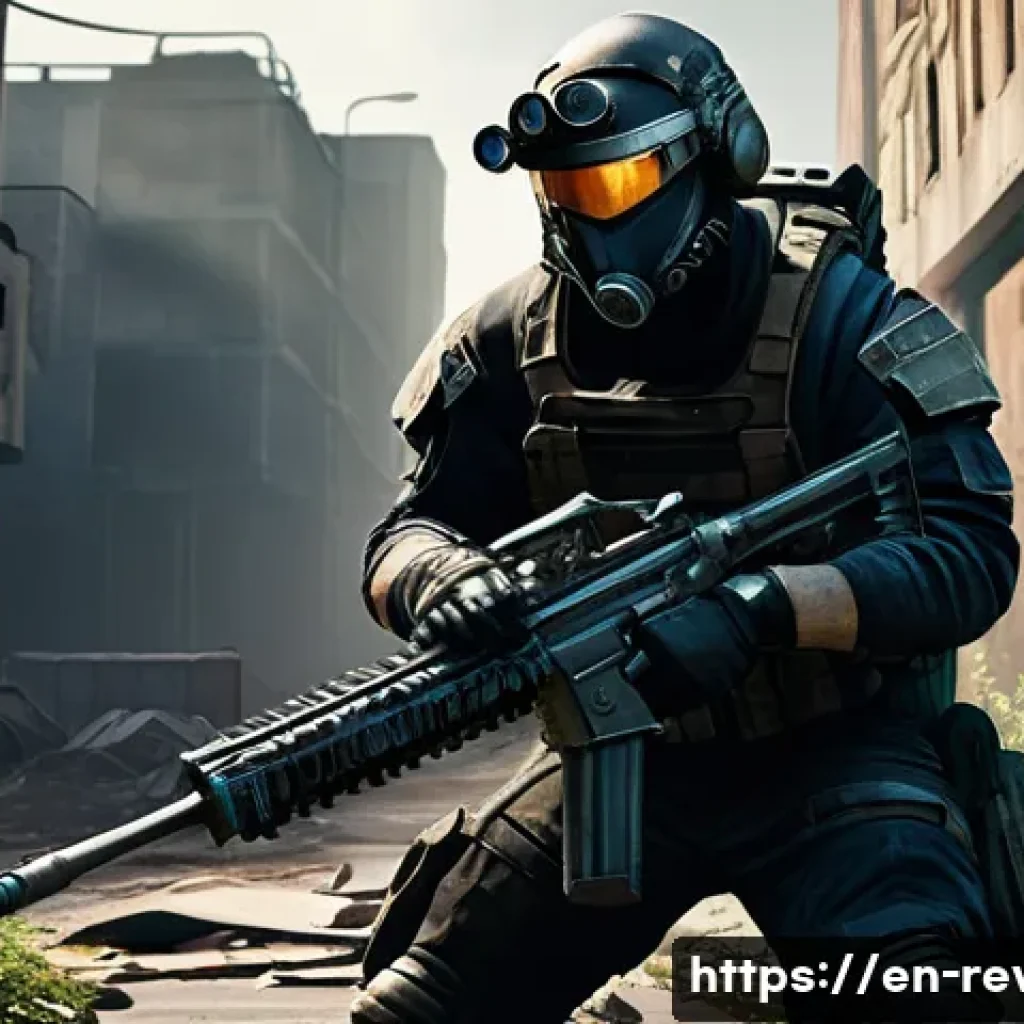 리버스 1999 초보자를 위한 팁 - A dynamic third-person view of a futuristic post-apocalyptic urban environment from the game Reverse...