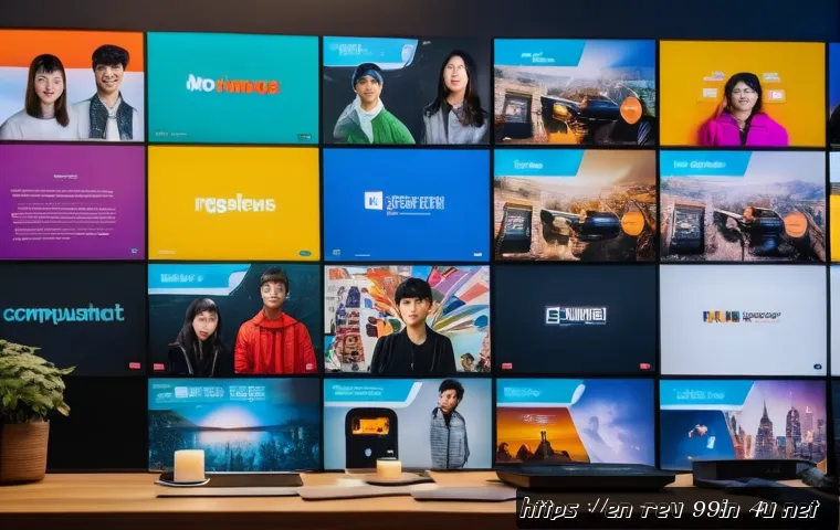 리버스 1999 팬 채널 활용법 - A cozy and vibrant fan channel live stream scene featuring diverse young adults engaging enthusiasti...