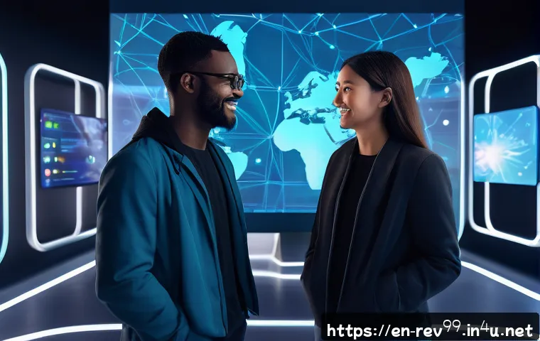 리버스 1999 팬덤 문화와 영향 - A vibrant digital fan community hub showcasing diverse users collaborating in real-time on a futuris...