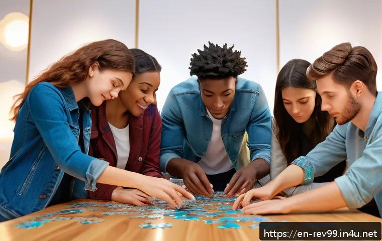 리버스 1999 팬덤 문화의 성장 - A vibrant digital art scene depicting a diverse group of young adults engaged in a live interactive ...