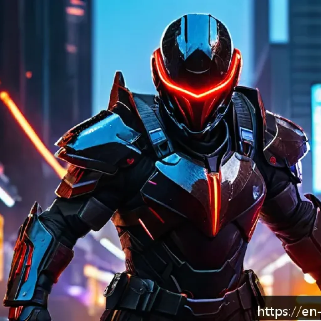 리버스 1999 캐릭터 티어 리스트 - A dynamic scene of a top-tier DPS hero named Shadowblade, clad in sleek, dark armor with glowing red...