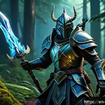 Home 20 리버스 1999 최고 효율 레벨업 - A dynamic fantasy RPG scene featuring a mid-level adventurer character wearing intricately designed ...